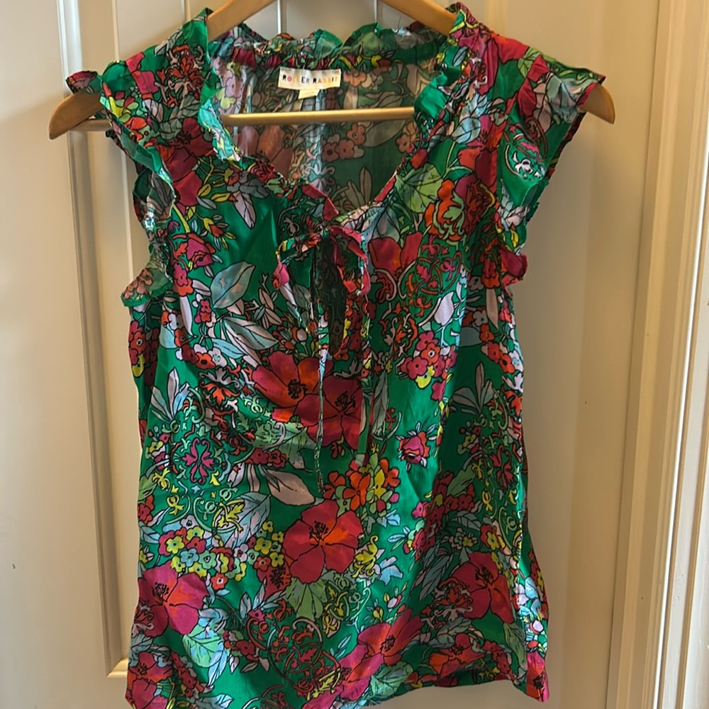Roller Rabbit floral top